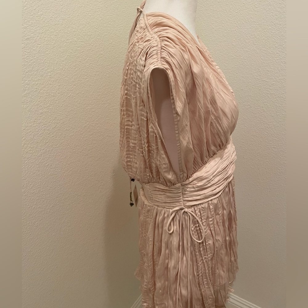 NWT Womens Free People Beige Cream Dress Prosecond Light Sand Size M - Picture 7 of 11